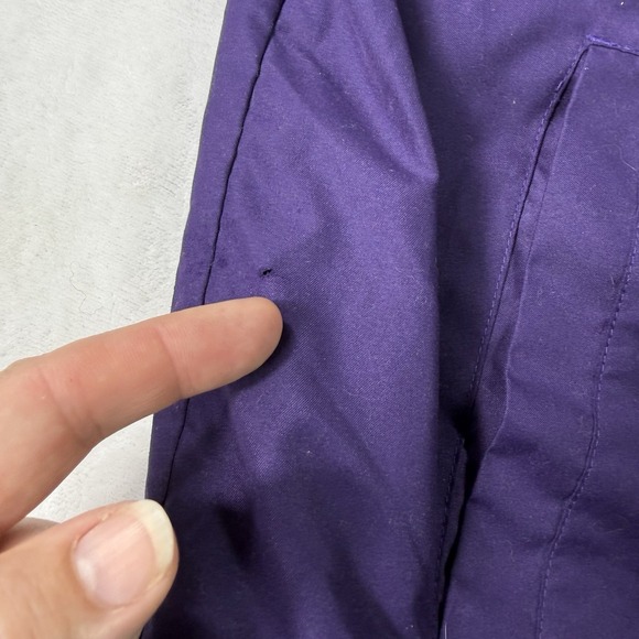 Vintage LSU Tigers Starter Jacket Mens XL Purple Pullover Football Basketball - Picture 9 of 10